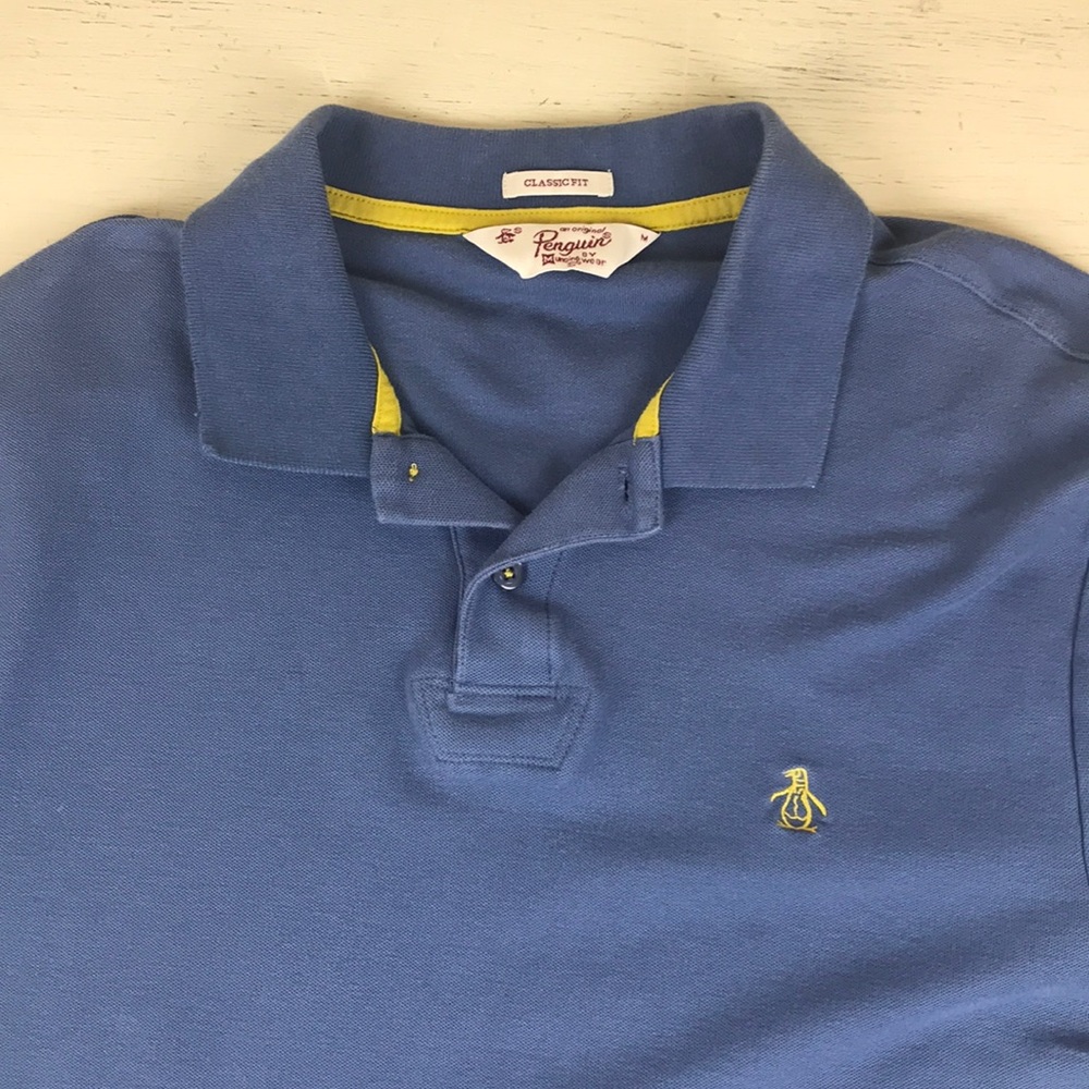 Original Penguin Blue men’s polo shirt size M